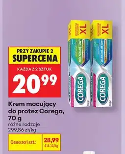 Biedronka Krem mocujący do protez Corega Delikatnie Miętowy oferta