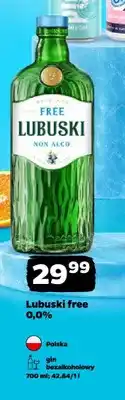 Netto Gin bezalkoholowy Lubuski Free 0,0% oferta