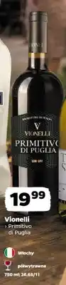 Netto Wino czerwone Vionelli Primitivo di Puglia oferta