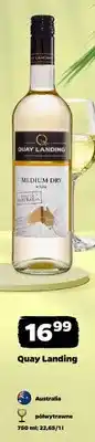 Netto Wino białe półwytrawne Quay Landing oferta