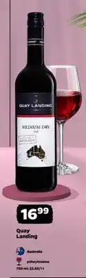 Netto Wino czerwone półwytrawne Quay Landing Medium Dry oferta