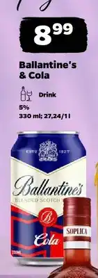 Netto Drink Ballantine's & Cola oferta