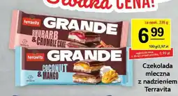 Gram Market Czekolada mleczna z nadzieniem Terravita Grande Rhubarb & Crumble Cake oferta