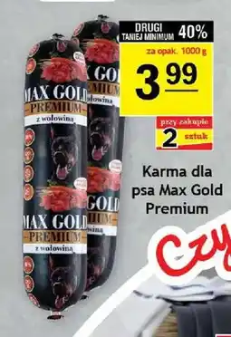 Gram Market Karma dla psa Max Gold Premium z wołowiną oferta