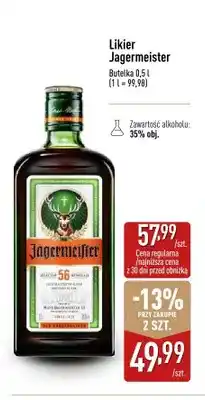 ALDI Likier Jagermeister oferta