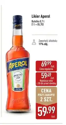 ALDI Likier Aperol oferta