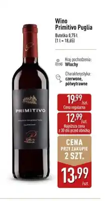 ALDI Wino Primitivo Puglia oferta
