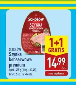ALDI Szynka konserwowa premium Sokołów oferta