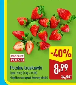 ALDI Truskawki polskie oferta