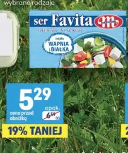 Delikatesy Centrum ser Favita oferta
