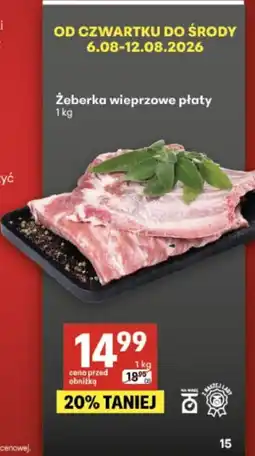 Delikatesy Centrum Żeberka wieprzowe płaty oferta