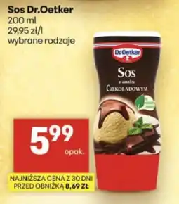 Delikatesy Centrum Sos Dr.Oetker o smaku Czekoladowym oferta