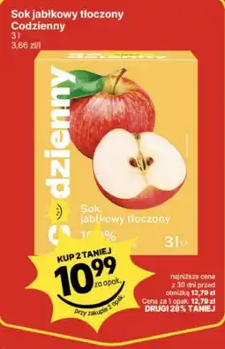 Delikatesy Centrum Sok jabłkowy tłoczony Codzienny oferta