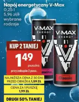 Delikatesy Centrum Napój energetyczny V-Max oferta