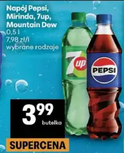Delikatesy Centrum Napój Pepsi, Mirinda, 7up, Mountain Dew oferta