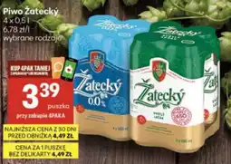Delikatesy Centrum Piwo Żatecky oferta