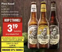 Delikatesy Centrum Piwo Kozel oferta
