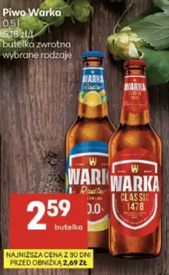 Delikatesy Centrum Piwo Warka oferta