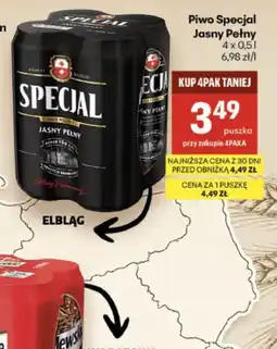 Delikatesy Centrum Piwo Specjal Jasny Pełny oferta