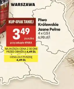 Delikatesy Centrum Piwo Królewskie Jasne Pełne oferta
