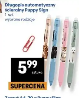 Delikatesy Centrum Długopis automatyczny ścieralny Puppy Sign oferta