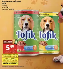 Delikatesy Centrum Karma mokra dla psa Tofik oferta