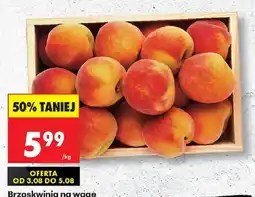Biedronka Brzoskwinia na waga oferta