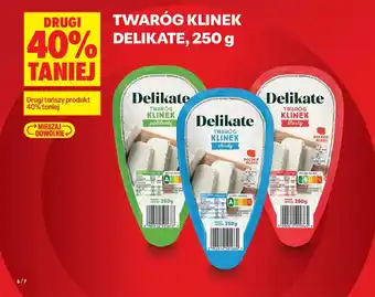 Biedronka Twaróg Klinek Delikate oferta
