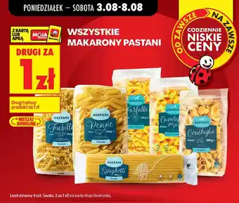 Biedronka Makaron Pastani oferta