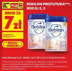 Biedronka Bebilon Profutura oferta