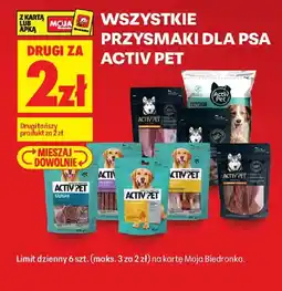 Biedronka Przysmaki dla psa Activ Pet oferta