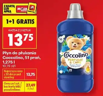 Biedronka Płyn do płukania Coccolino oferta