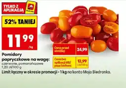 Biedronka Pomidory papryczkowe oferta
