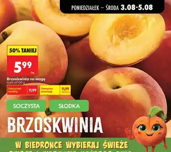 Biedronka Brzoskwinia oferta