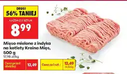 Biedronka Mięso mielone z indyka na kotlety Kraina Mięs oferta