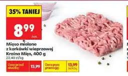 Biedronka Mięso mielone z karkówki wieprzowej Kraina Mięs oferta