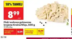 Biedronka Flaki wołowe gotowane krojone Kraina Mięs oferta