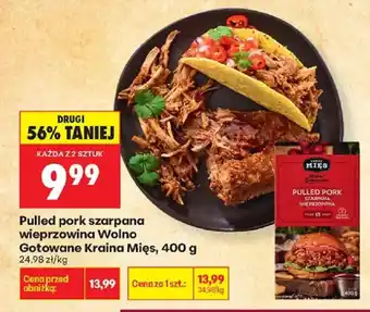Biedronka Pulled pork szarpana wieprzowina Wolno Gotowane Kraina Mięs oferta