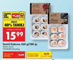 Biedronka Sushi Sakura, Nami, Kuro oferta
