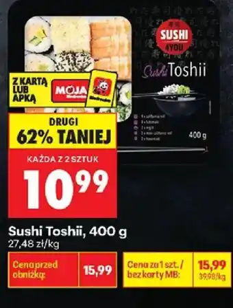 Biedronka Sushi Toshii oferta