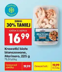 Biedronka Krewetki białe blanszowane, Marinero oferta
