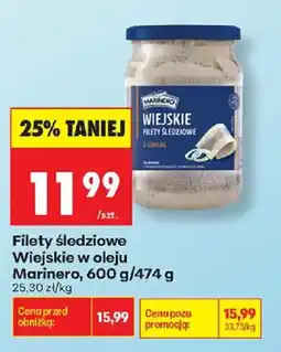 Biedronka Filety śledziowe Wiejskie w oleju Marinero oferta