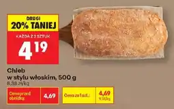 Biedronka Chleb w stylu włoskim oferta