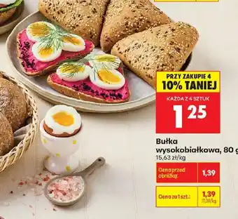 Biedronka Bułka wysokobiałkowa oferta