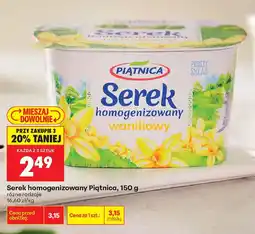 Biedronka Serek homogenizowany Piątnica oferta