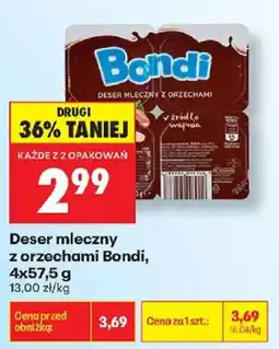 Biedronka Deser mleczny z orzechami Bondi oferta