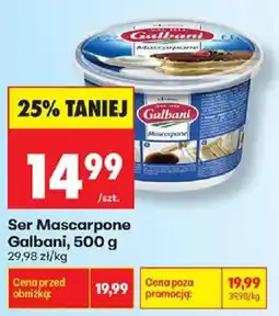 Biedronka Ser Mascarpone Galbani oferta