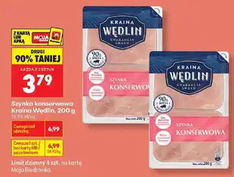 Biedronka Szyinka konserwowa Kraina Wędlin oferta