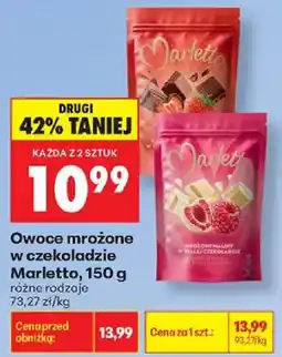 Biedronka Owoce mrożone w czekoladzie Marletto oferta