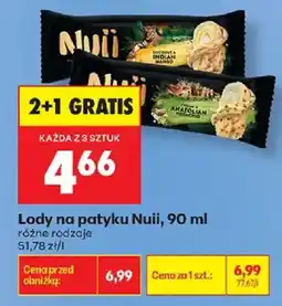 Biedronka Lody na patyku Nuii oferta